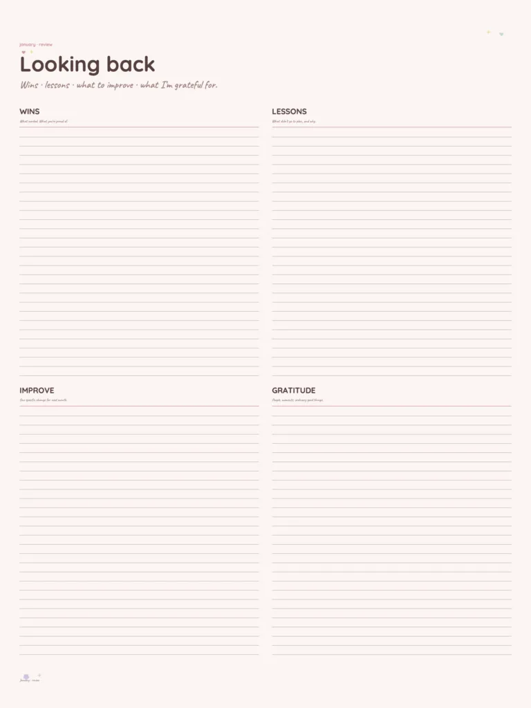 2027 Print Kawaii Planner preview 3
