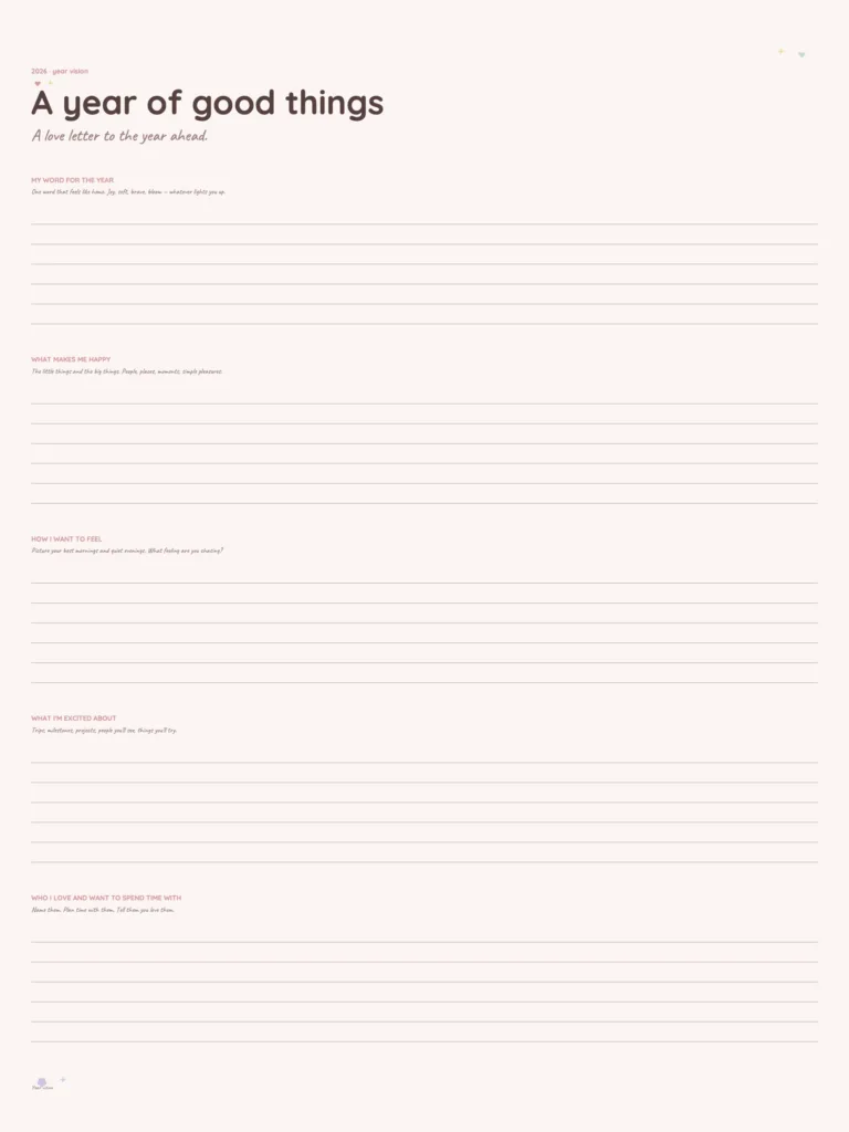 2026 Print Kawaii Planner preview 3