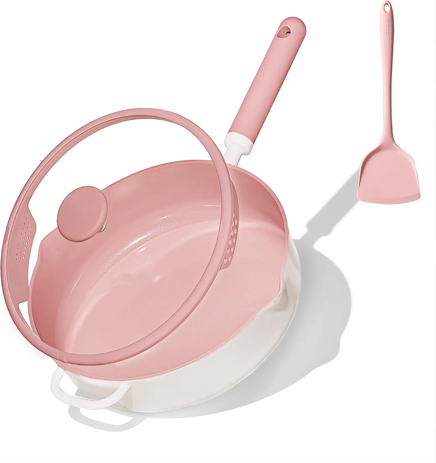 Nonstick Deep Frying Pan with Lid, PFOA/PFAS Free