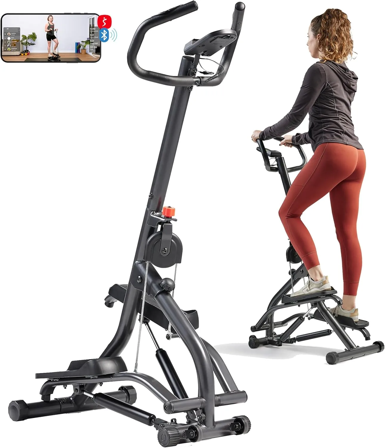 Mountain Climb Stair Stepper with Handlebar
