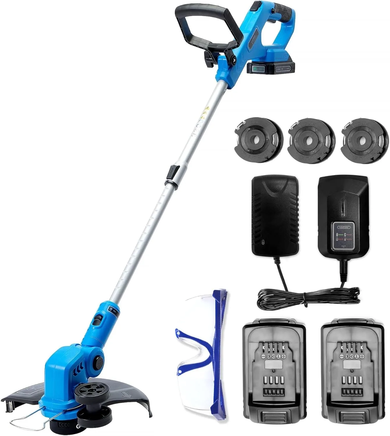 Weed Wacker Battery Powered, 20V Cordless String Trimmer & Edger