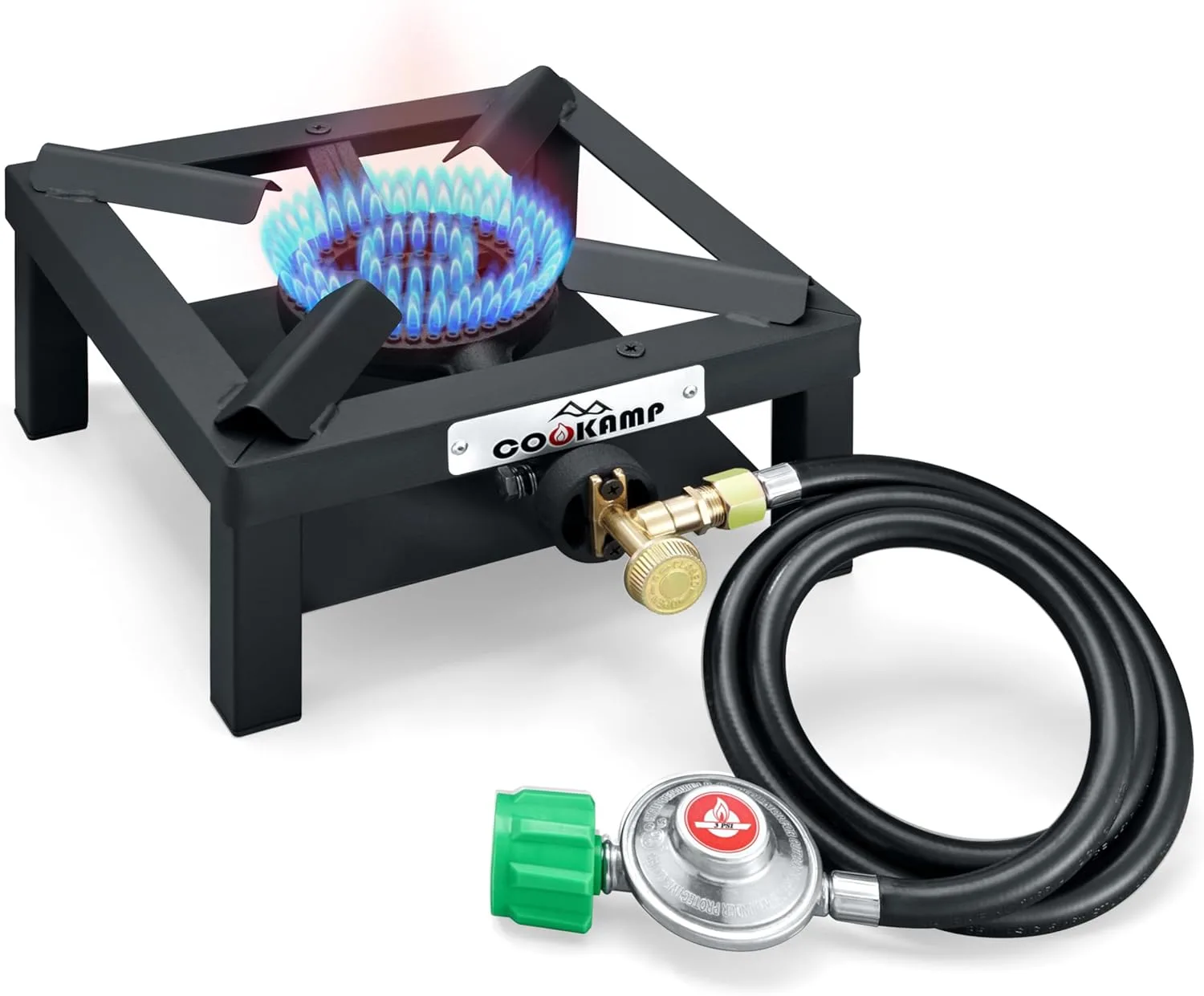 Propane Burner Camp Stove with 4ft Hose