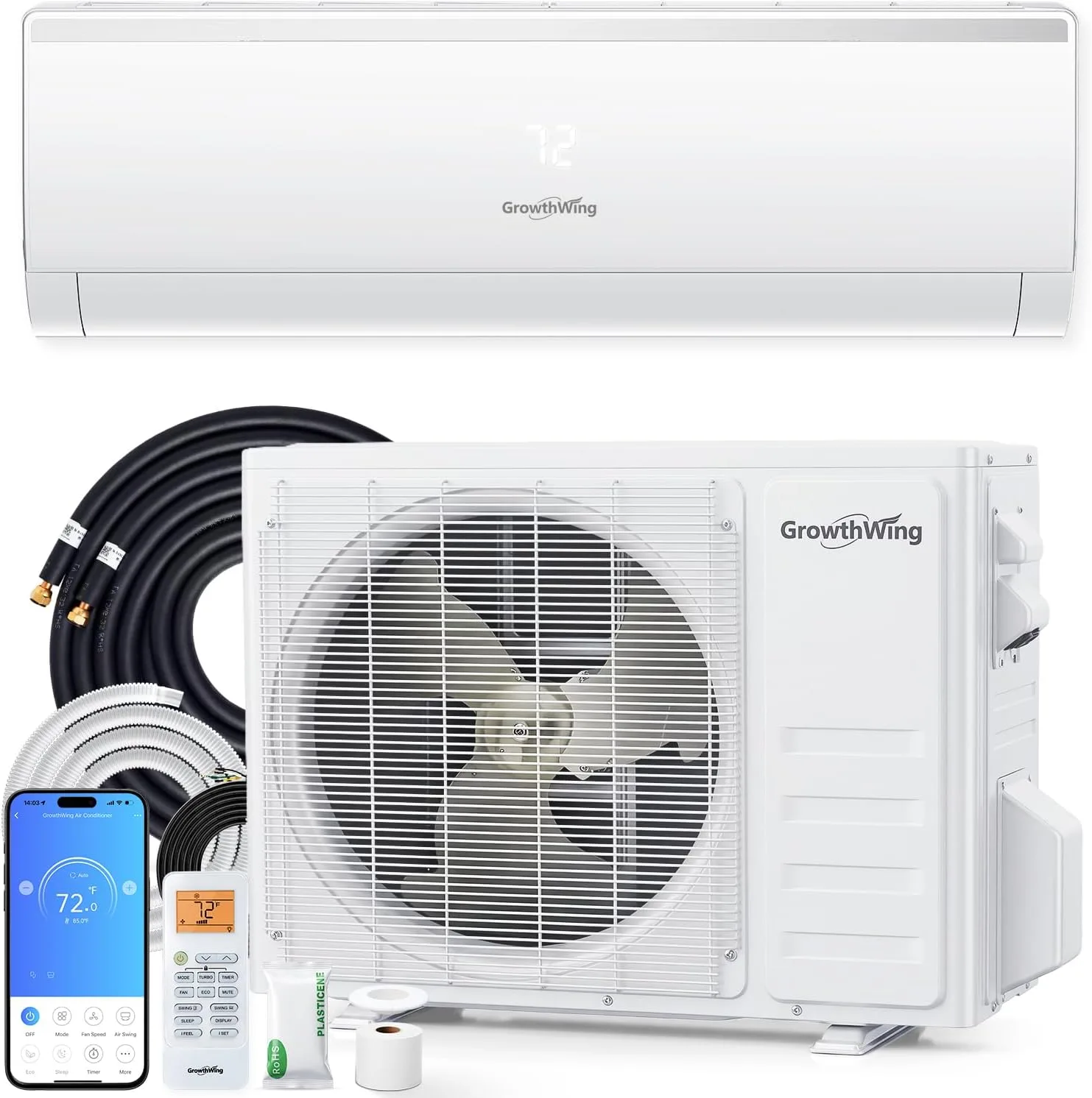 12000 BTU Mini Split Air Conditioner & Heater