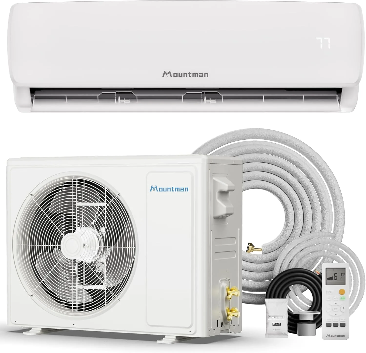 9000 BTU Mini Split AC/Heating System