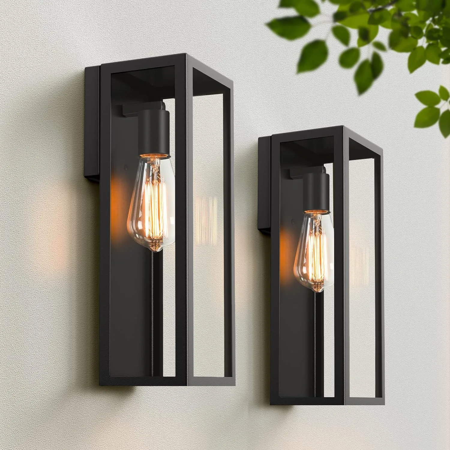 2-Pack Outdoor Wall Light Fixtures Lighting