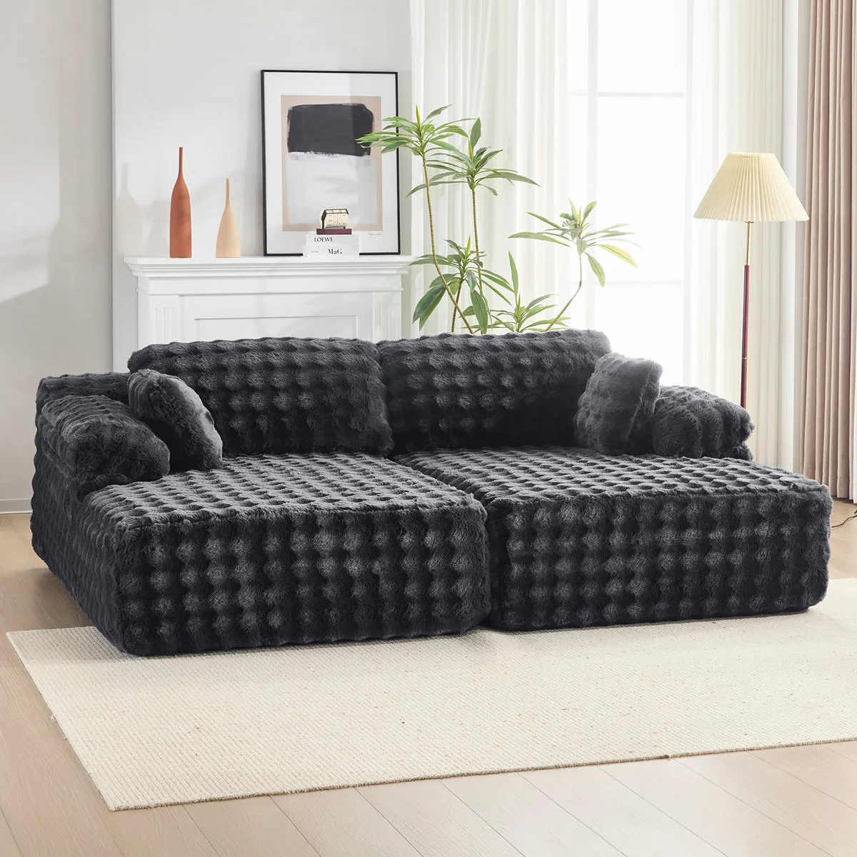 Lounge King Sleeper Sofa with Dual Mattress