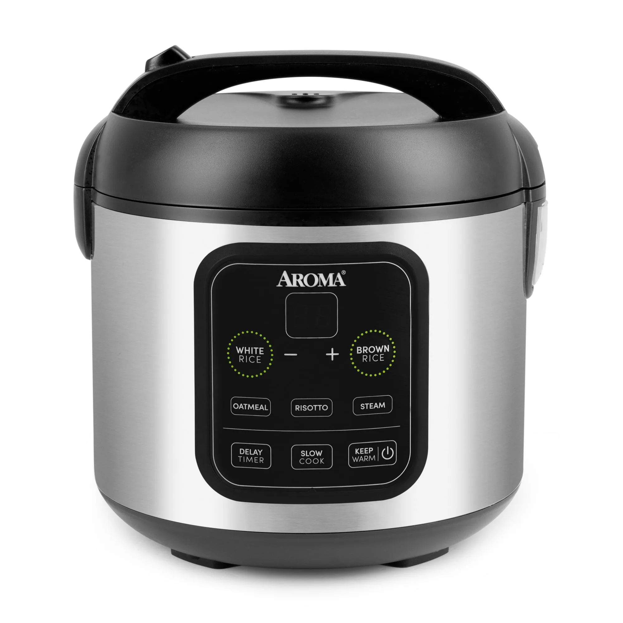 Aroma 8-Cup (Cooked)/2Qt. Digital Rice & Grain Multicooker