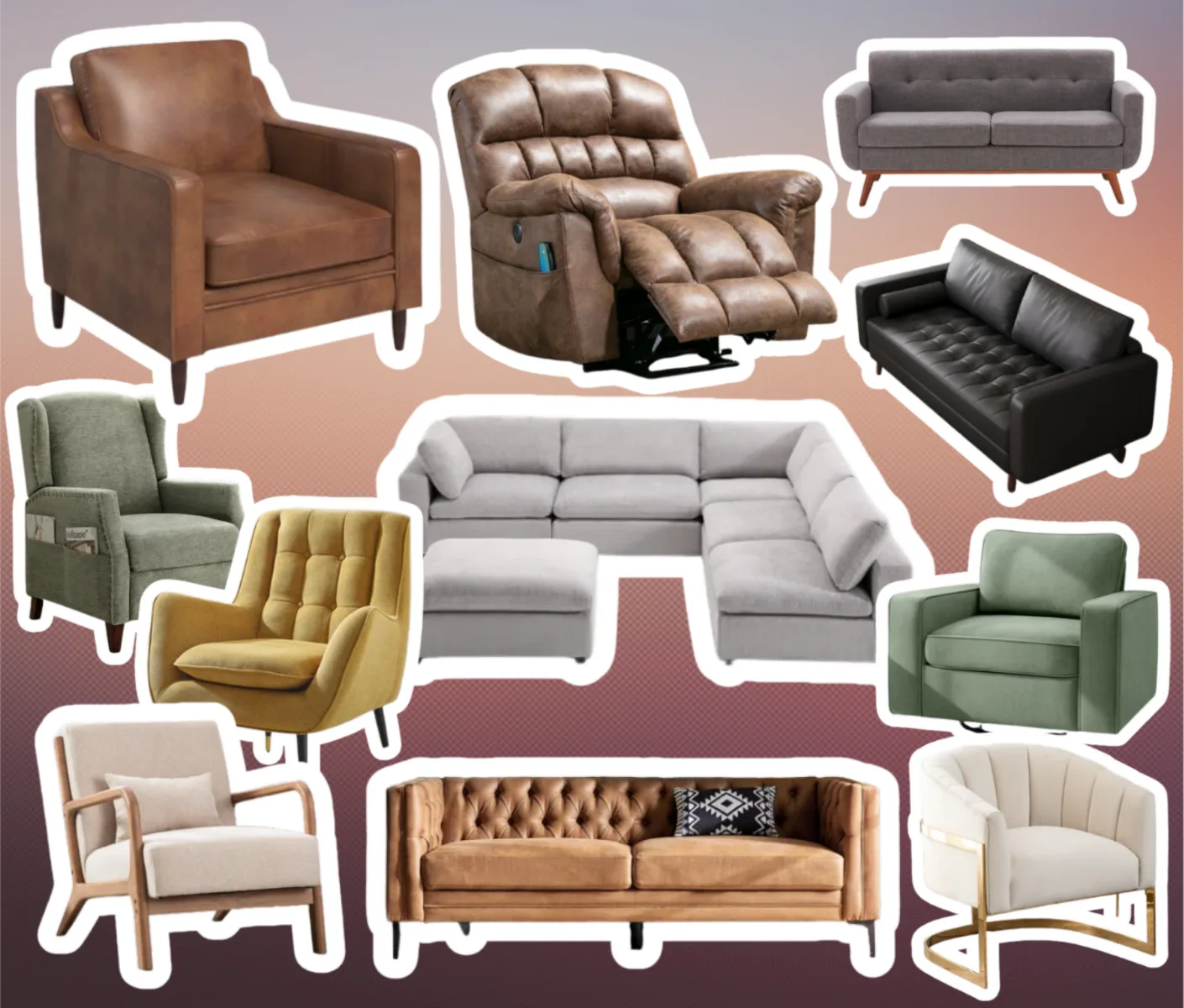LIVING ROOM SEATING CLEARANCE