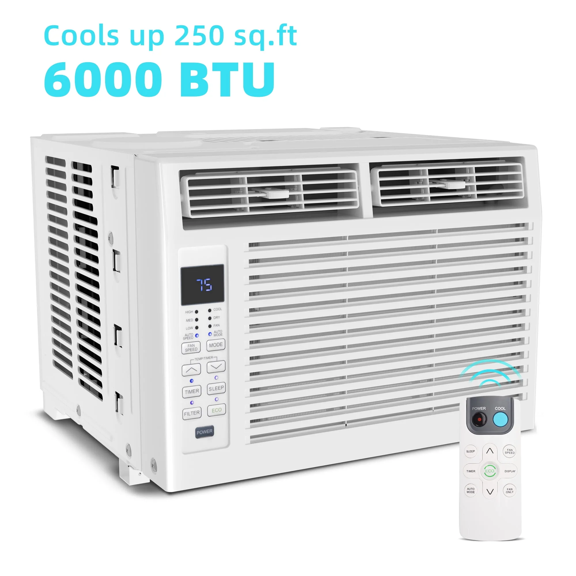 Window Air Conditioner with Remote Control