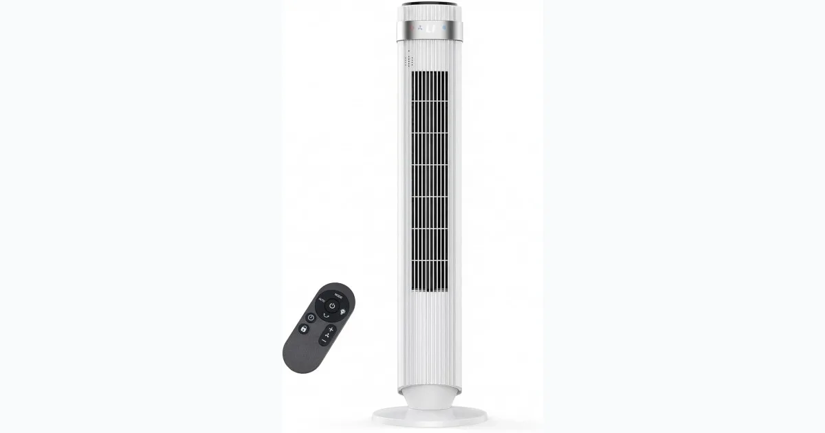 Tower 28dB Quiet Floor Standing Fan with Remote