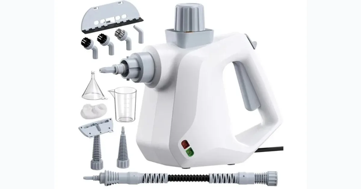 Handheld Steam Cleaner 10-piece accessory set
