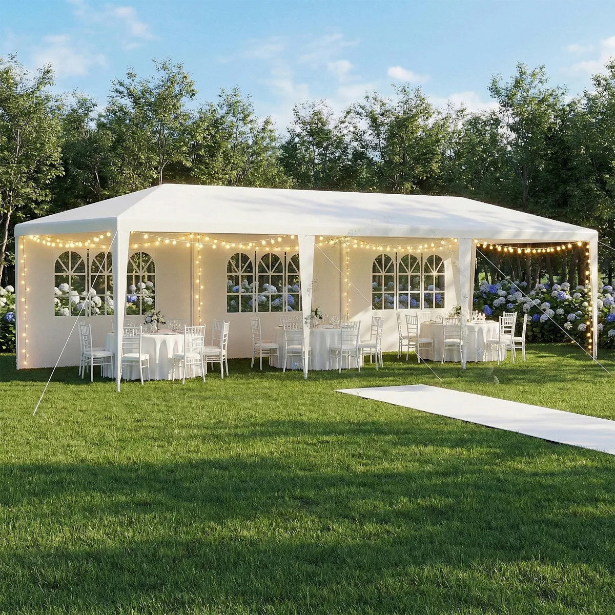 10 X 30ft Party Tent With Sidewalls