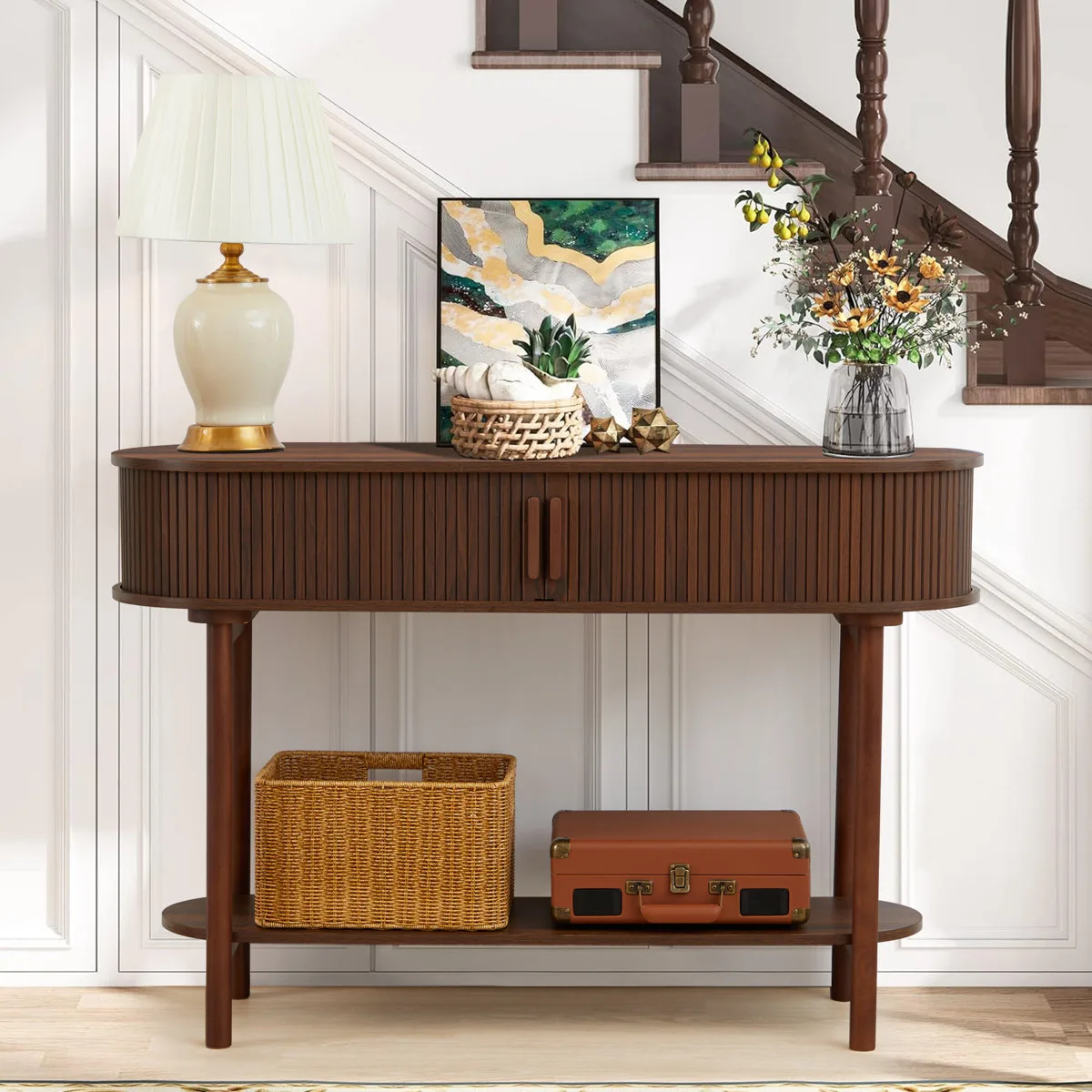 47.24” Fluted Console Table