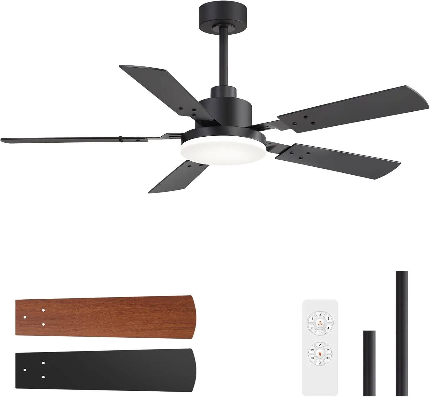 Ceiling Fan with Lights and Remote