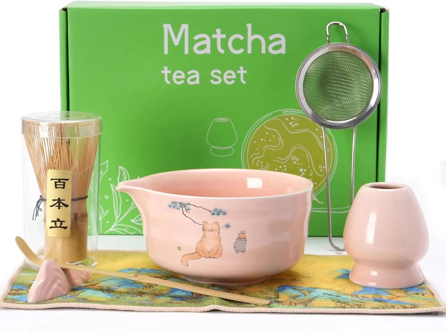 Ceramic Matcha Set with Matcha Bowl