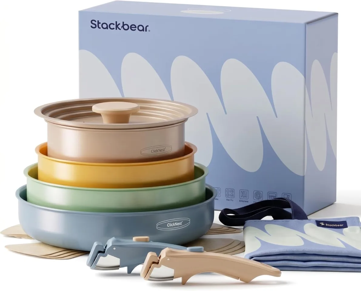 12-pc Pots and Pans Non Stick Cookware Set