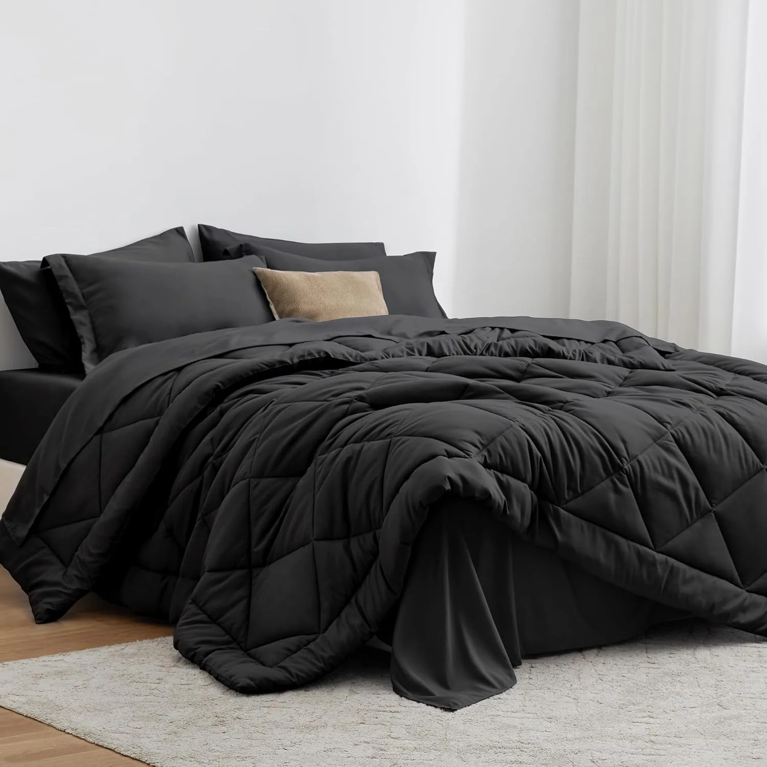 7 Pieces King Comforter Set