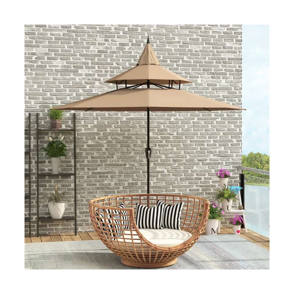 9 Ft Outdoor Pagoda Market Umbrella
