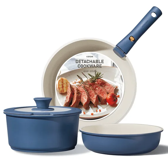 5 Pcs Pots and Pans Nonstick