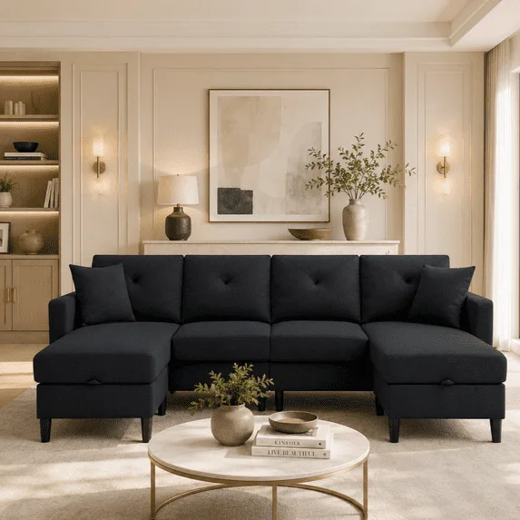 U-Shaped Sectional Sofa