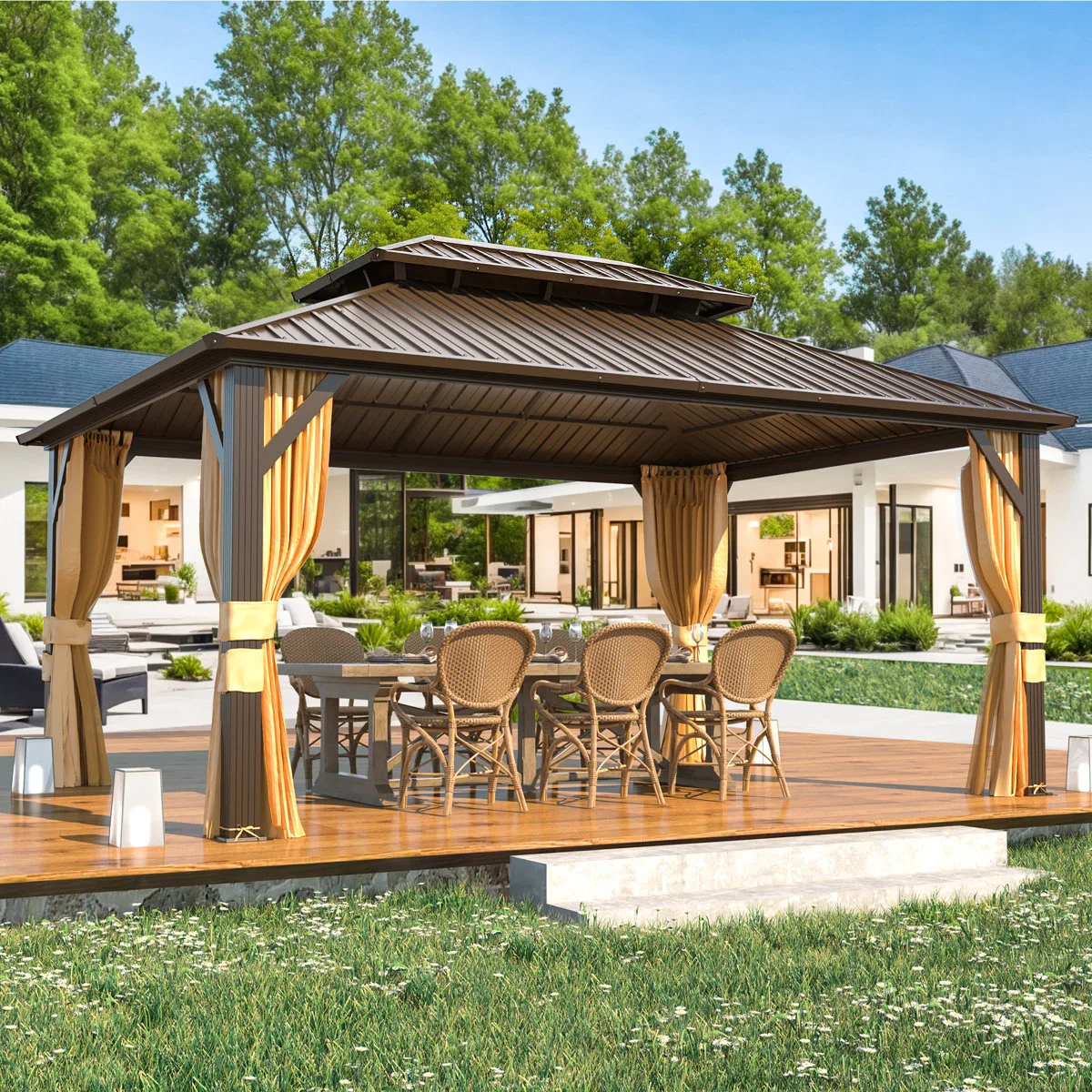 Heavy-Duty Aluminum Gazebo