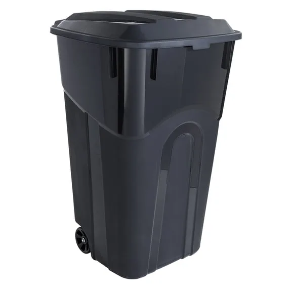 32 Gallon Wheeled Heavy Duty Plastic Garbage Can