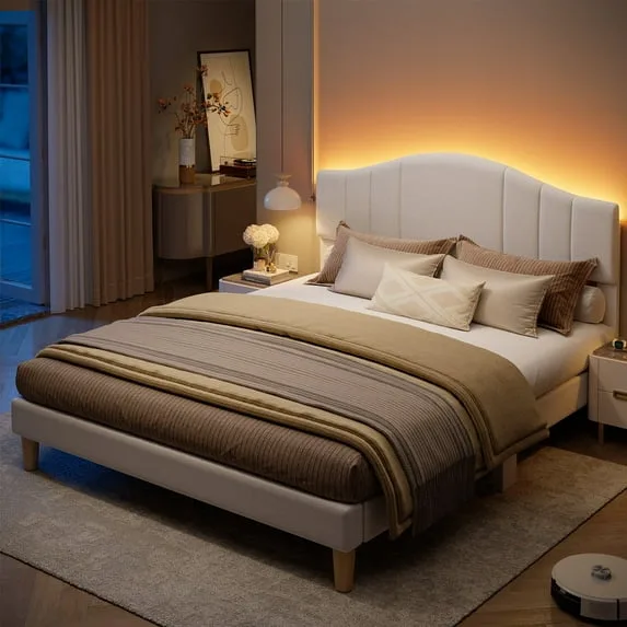 Queen Upholstered Bed Frame