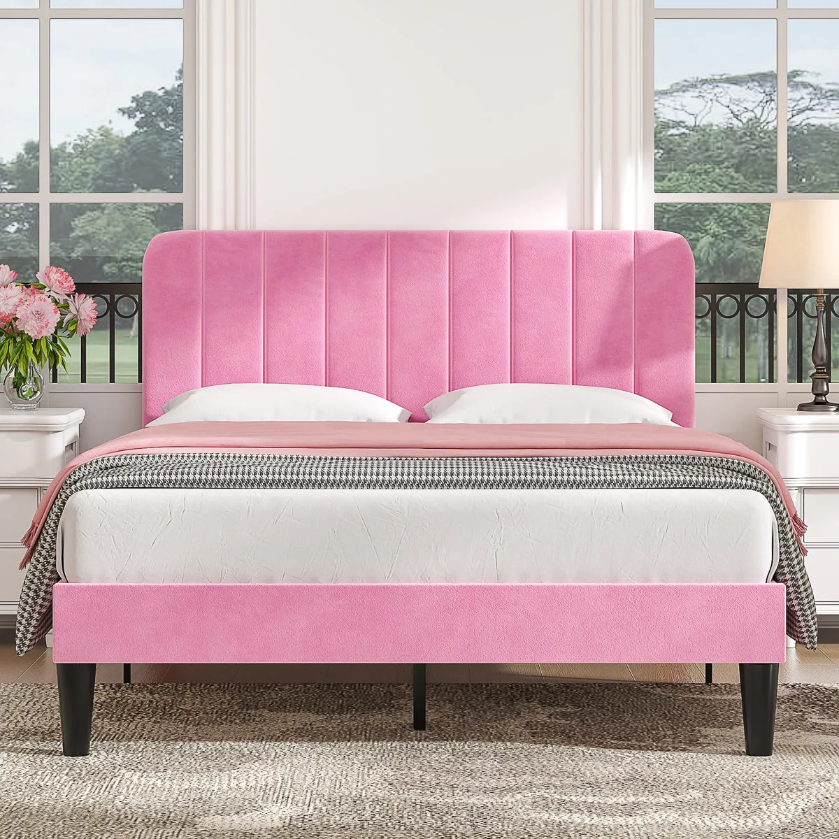 Upholstered Platform Bed