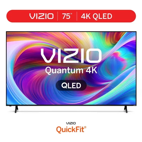 VIZIO 75″ Class Quantum 4K QLED HDR Smart TV