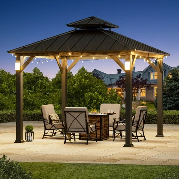 Modern Shade 10′ x 10′ Hardtop Metal Gazebo