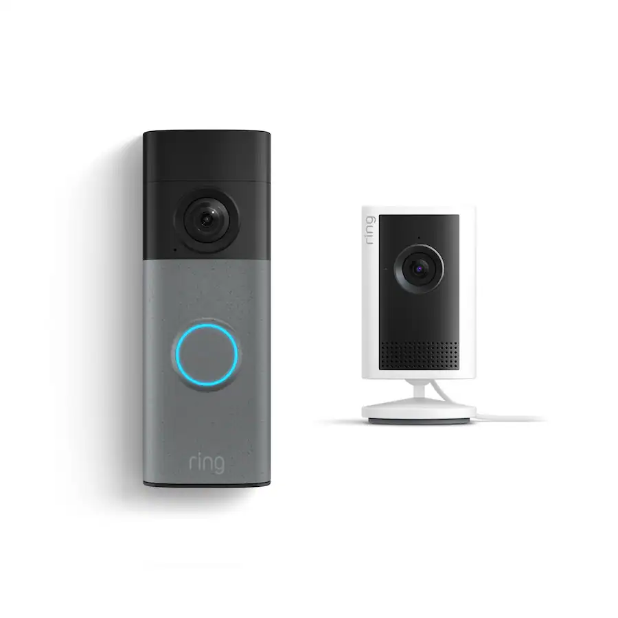 Ring – Battery Doorbell 2K (newest model) + Indoor Cam Plus