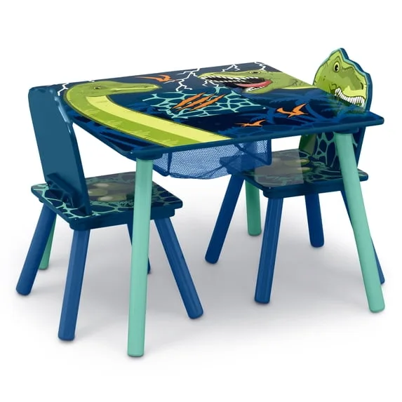 Dinosaur Table and Chair Set With Storage
