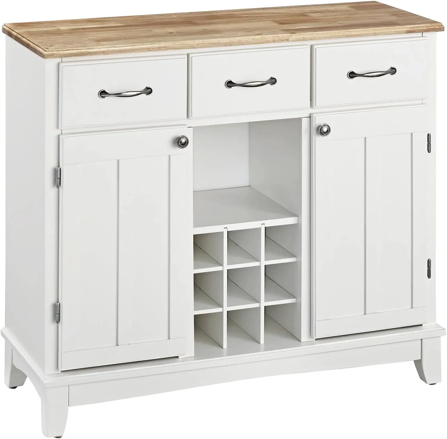 White Buffet Server
