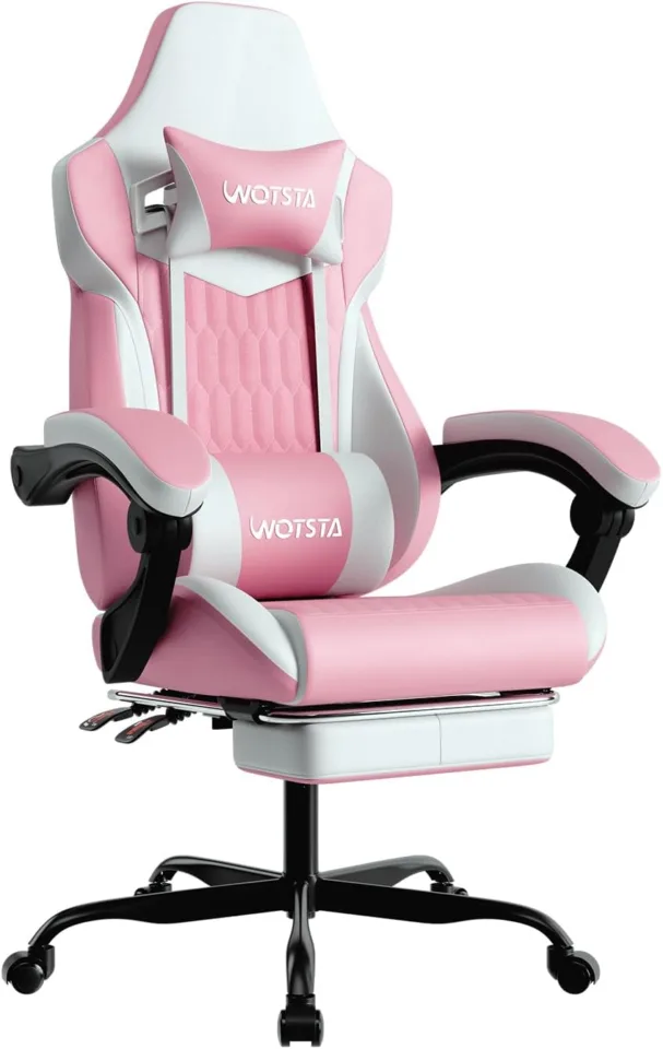 Gaming Chair with Footrest