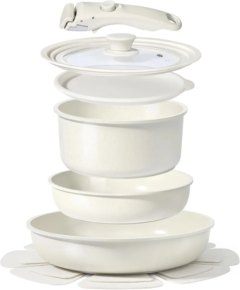 Ceramic Pots and Pans Set Non Stick