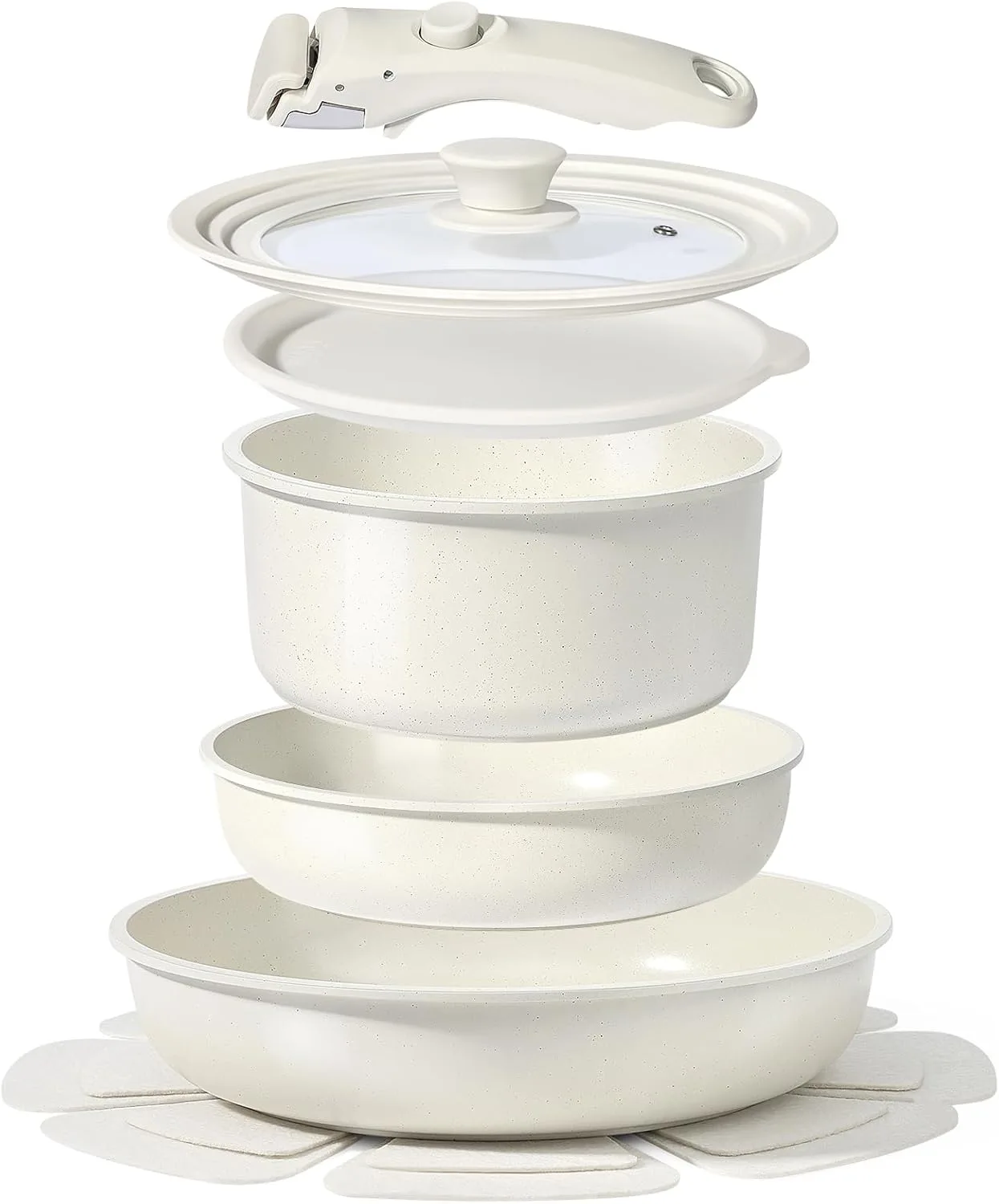 Ceramic Pots and Pans Set Non Stick