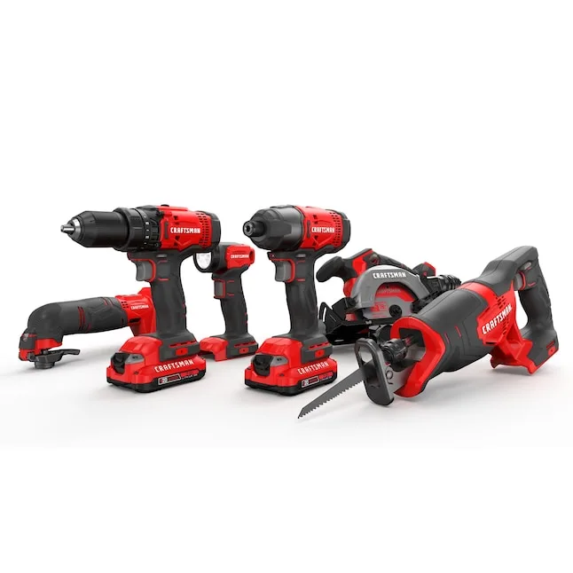CRAFTSMAN V20 20-volt Max 6-Tool Power Tool Combo Kit