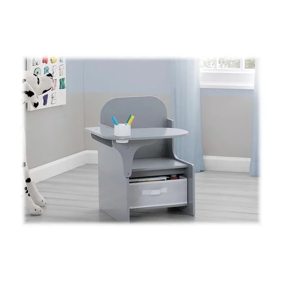 Classic Chair Desk With Storage Bin