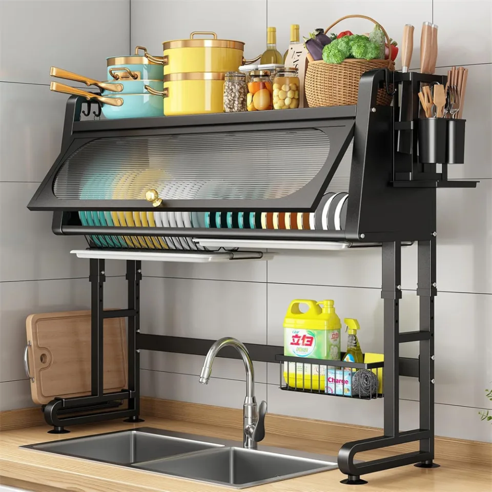 Over-the-Sink Dish Drying Rack