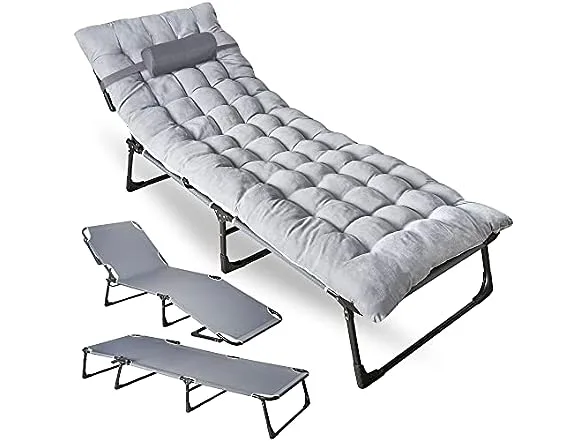 Folding Cot & Pad Mattress