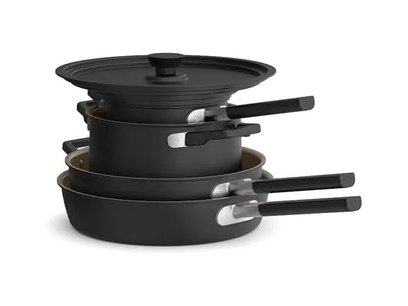 9-Piece Cookware Set Black