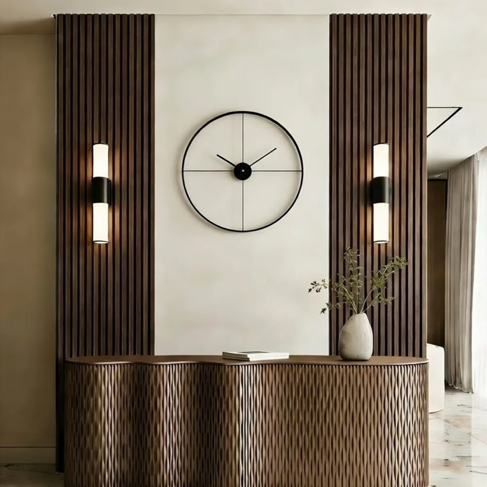 4 pack Acoustic Wood Slat Wall Panels box