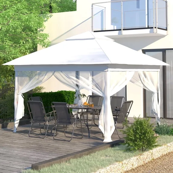 11×11 ft Outdoor Patio Pop Up Canopy Gazebo