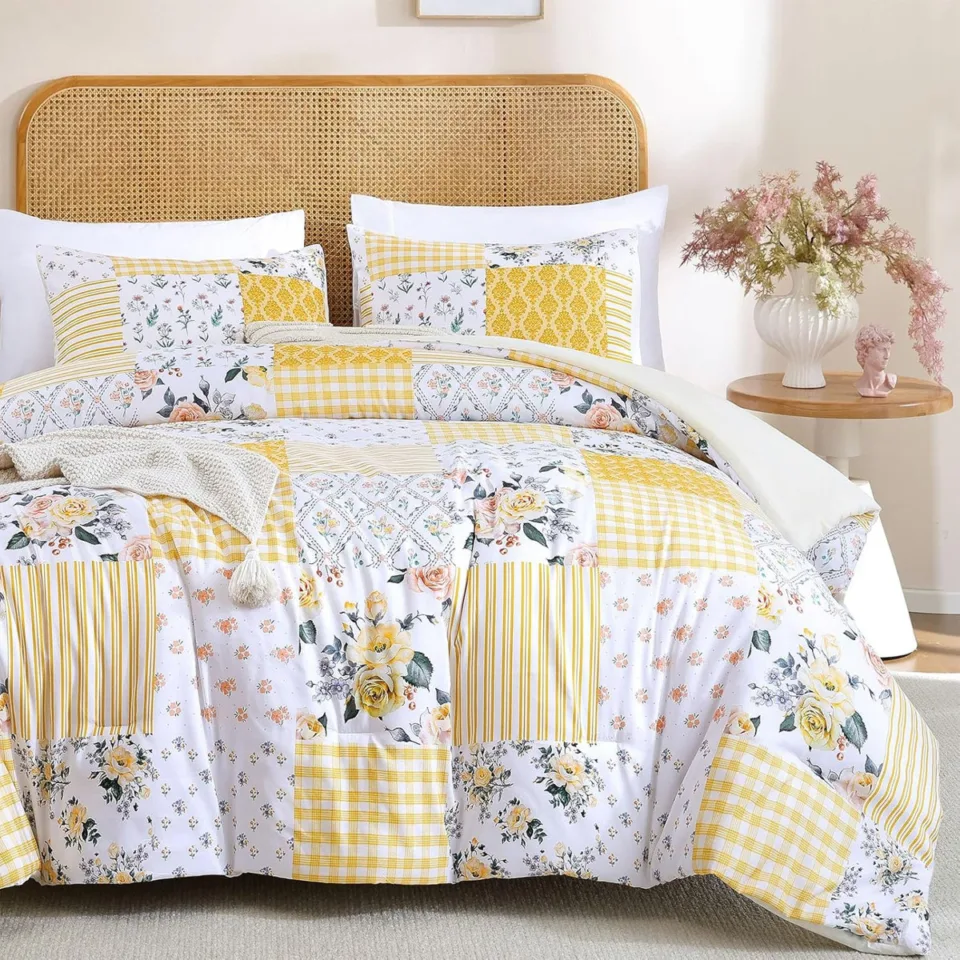 King Floral Comforter Set