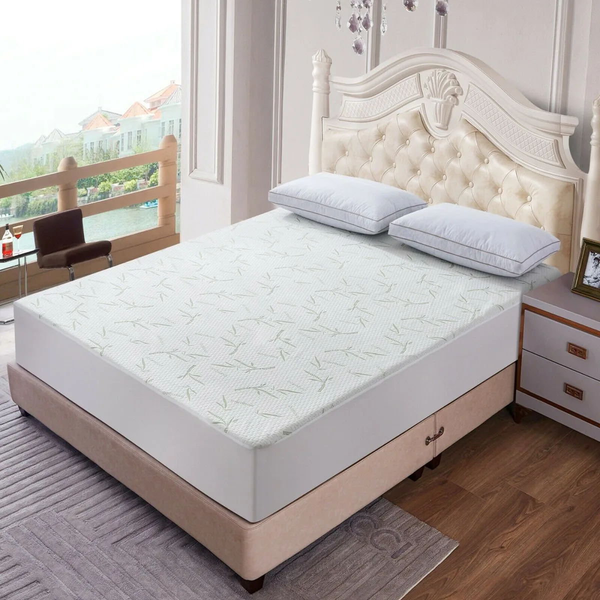 HYPOALLERGENIC AND WATERPROOF FITTED MATTRESS PROTECTOR – KING SIZE