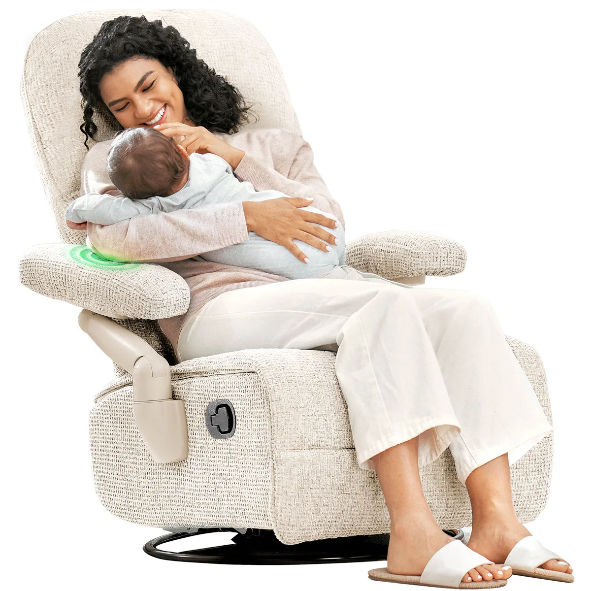 Nursery Glider Chair With Multi Position