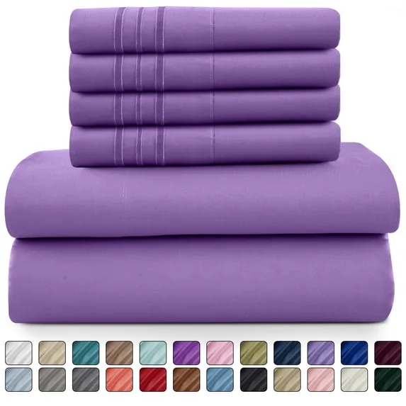 6-pc King Bedding Sheet Set