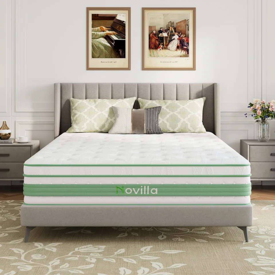 14″ Medium Firm Gel Memory Foam Hybrid Mattress