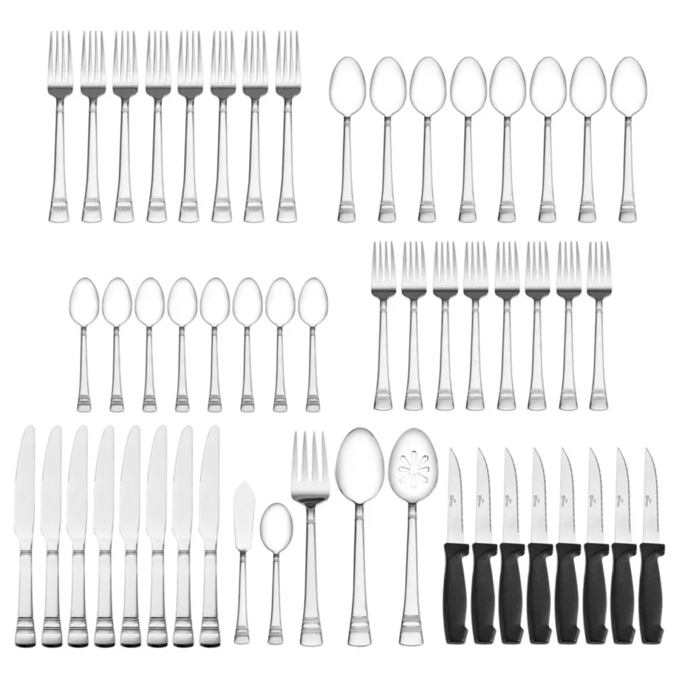 53pc Stainless Steel Flatware Set