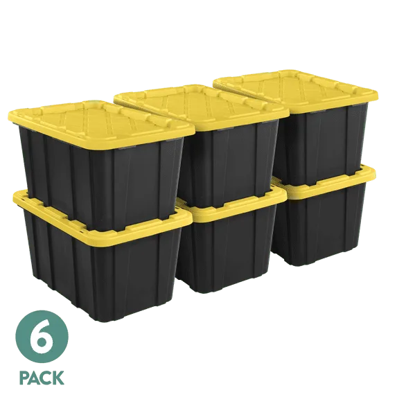 6-Pk Large Storage Bins